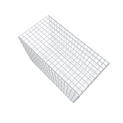 Mounted gabion type 2 100 cm x 70 cm x 50 cm, mesh size 5 cm x 10 cm, C-ring
