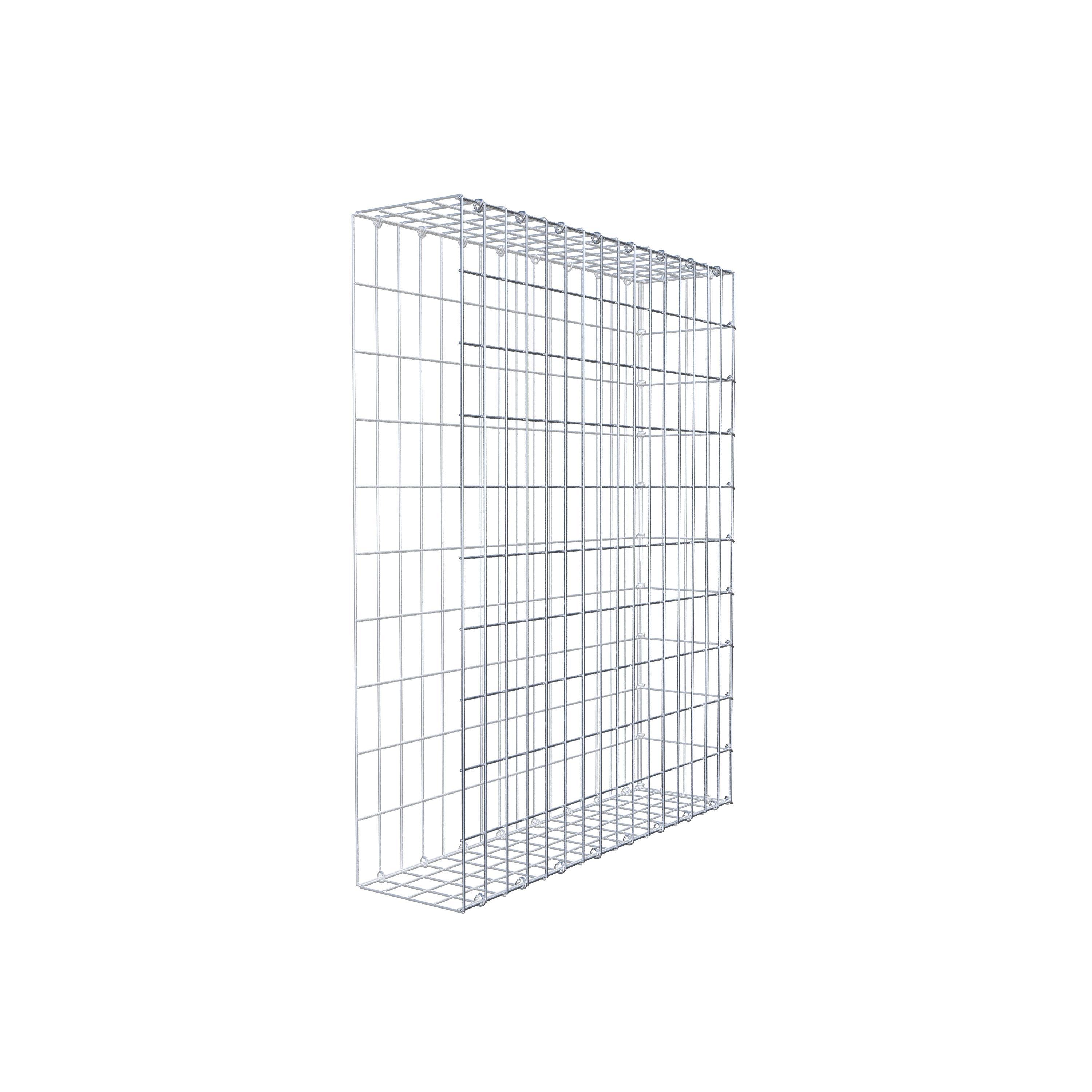 Pila adicional tipo 2 100 cm x 80 cm x 20 cm, malla 5 cm x 10 cm, anillo en C
