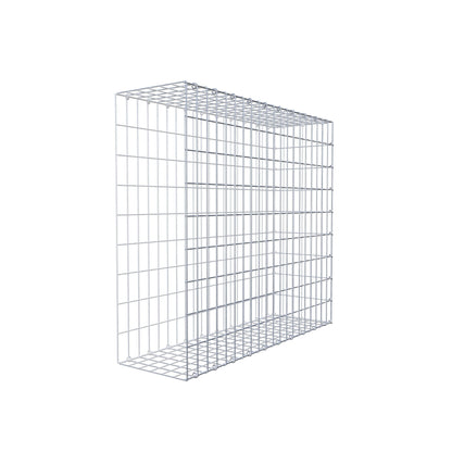 Monteret gabion type 2 100 cm x 90 cm x 30 cm, maskestørrelse 5 cm x 10 cm, C-ring