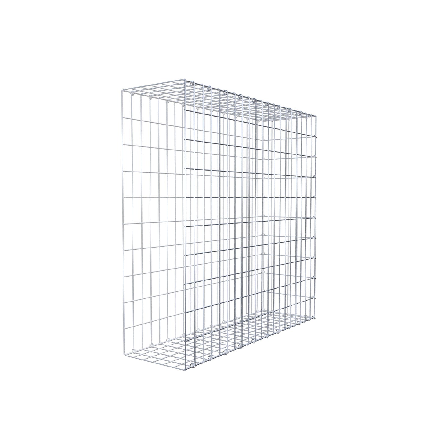 Gabbione aggiuntivo tipo 2 100 cm x 100 cm x 30 cm, maglia 5 cm x 10 cm, anello a C