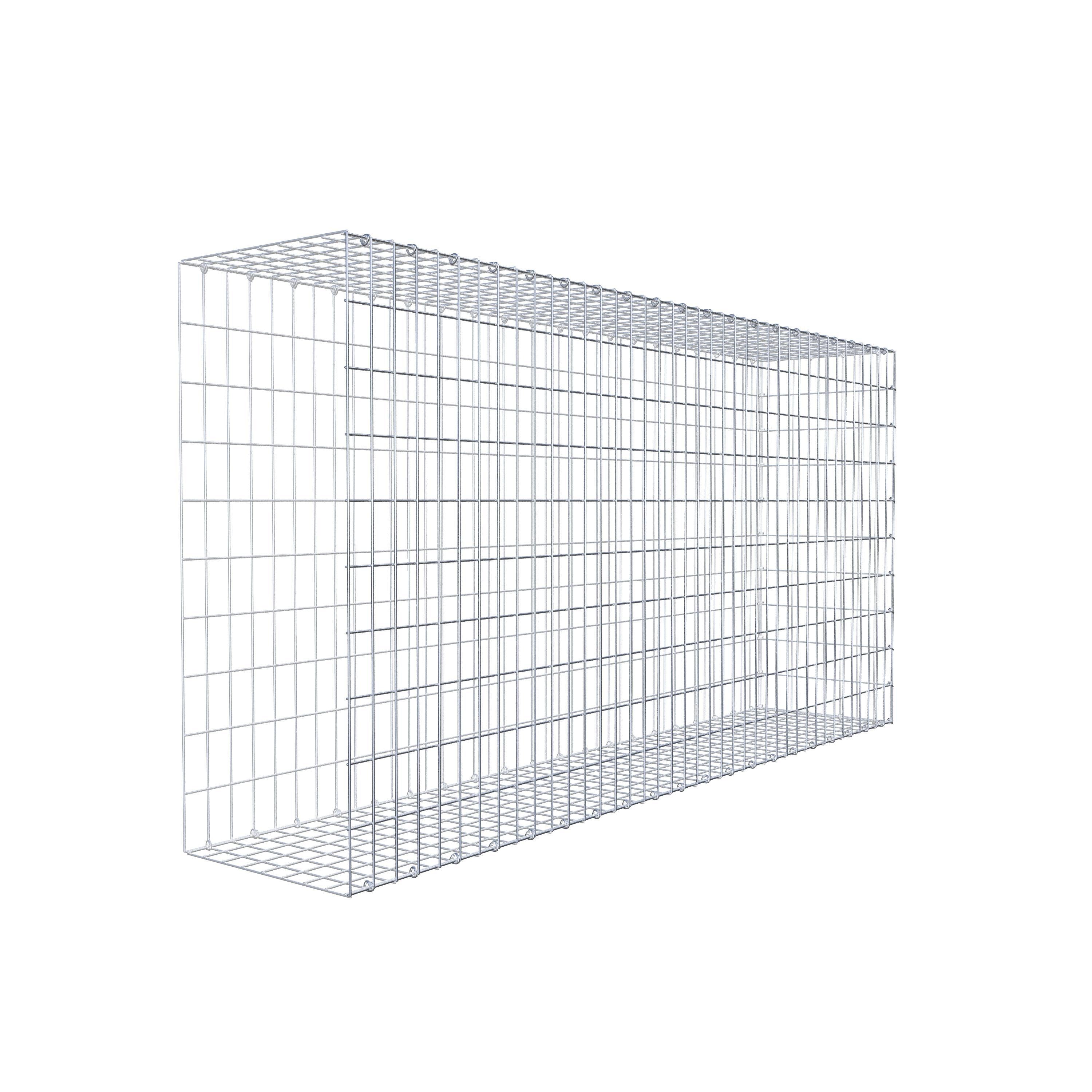 Pila adicional tipo 2 200 cm x 100 cm x 40 cm, malla 5 cm x 10 cm, anillo en C