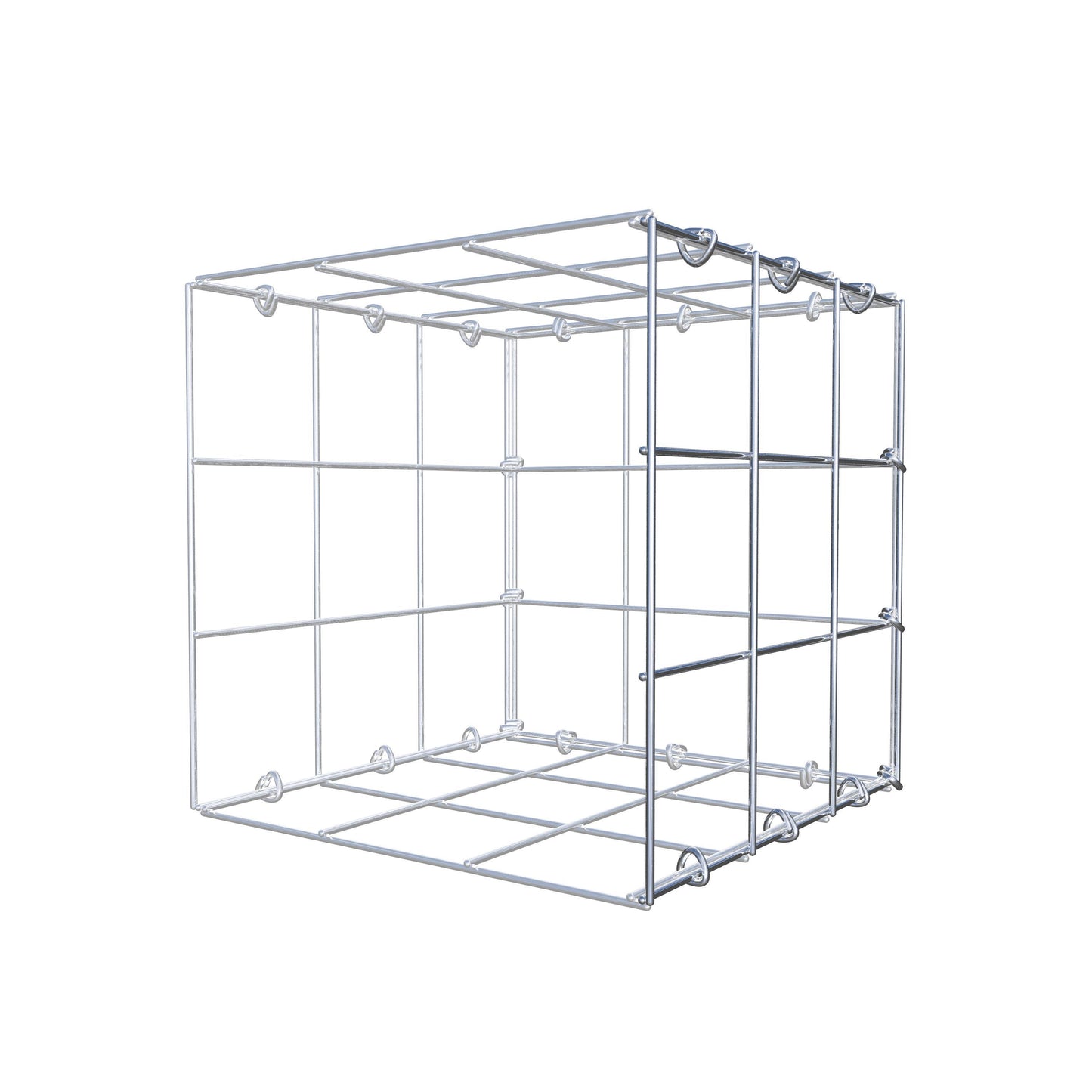 Gabião Tipo 2 30 cm x 30 cm x 30 cm (C x A x P), malhagem 10 cm x 10 cm, anel C