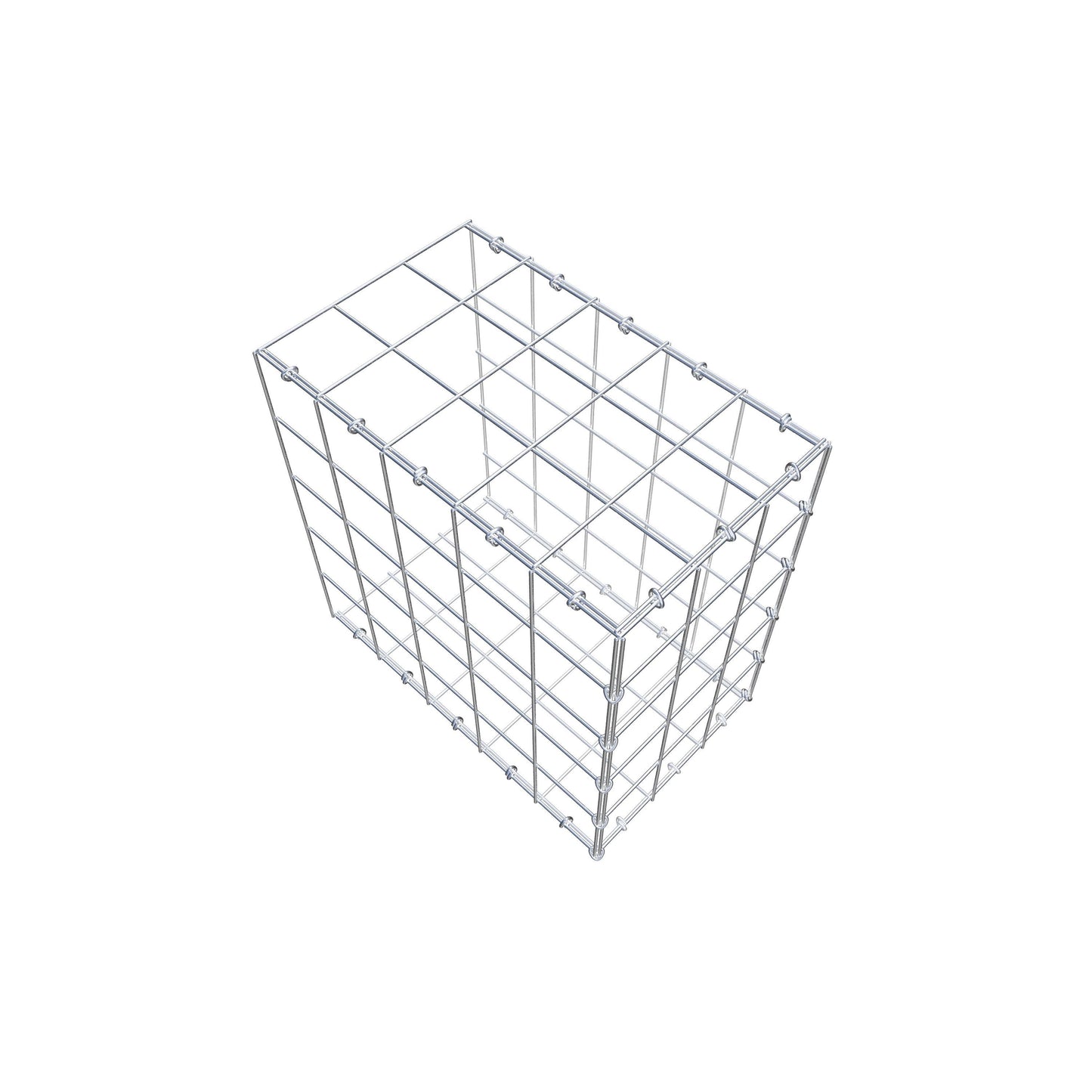 Gavión complementario de tipo 2 50 cm x 50 cm x 30 cm (L x A x P), malla 10 cm x 10 cm, anillo en C