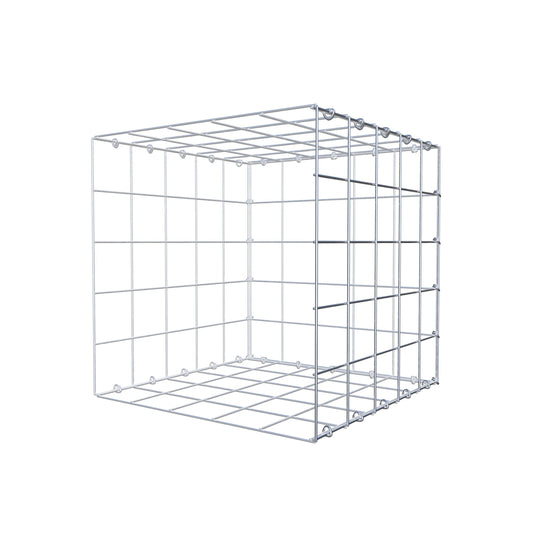 Mounted gabion type 2 50 cm x 50 cm x 50 cm (L x H x D), mesh size 10 cm x 10 cm, C-ring