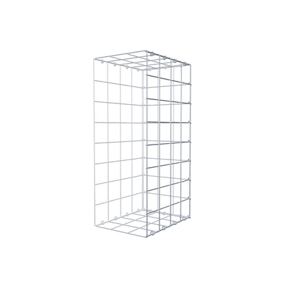 Mounted gabion type 2 80 cm x 40 cm x 30 cm (L x H x D), mesh size 10 cm x 10 cm, C-ring
