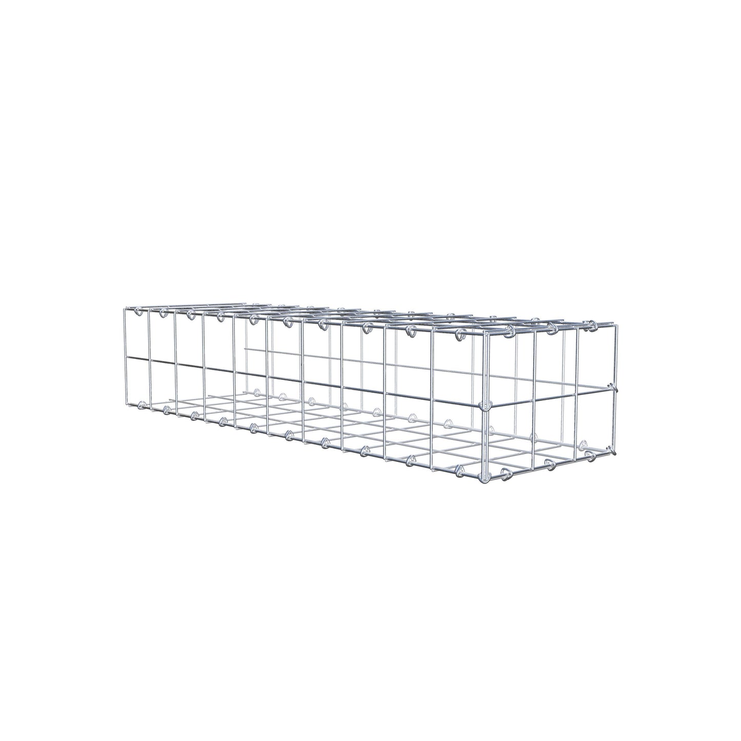 Gabião Tipo 2 100 cm x 20 cm x 30 cm (C x A x P), malhagem 10 cm x 10 cm, anel C