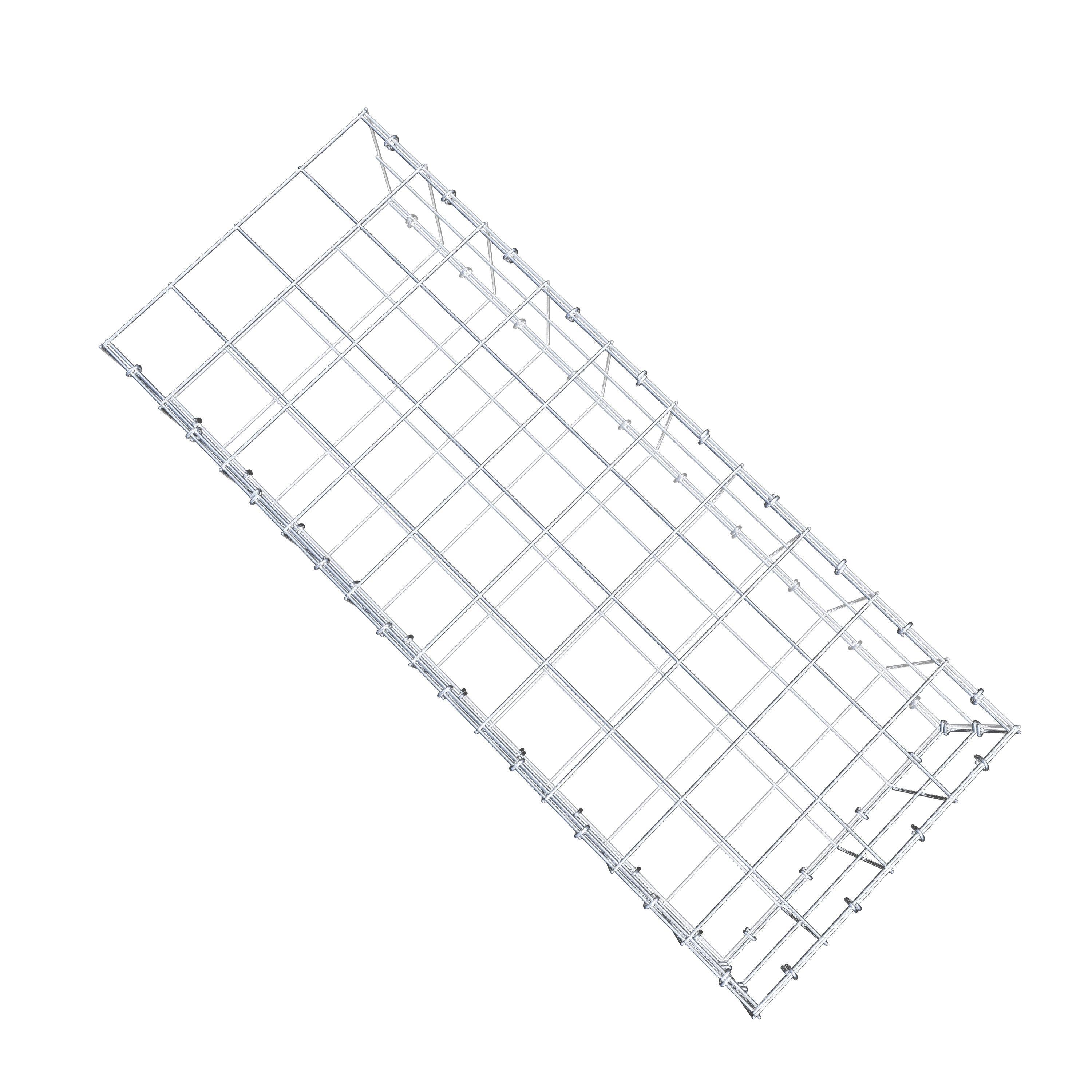 Gabião Tipo 2 100 cm x 20 cm x 40 cm (C x A x P), malhagem 10 cm x 10 cm, anel C