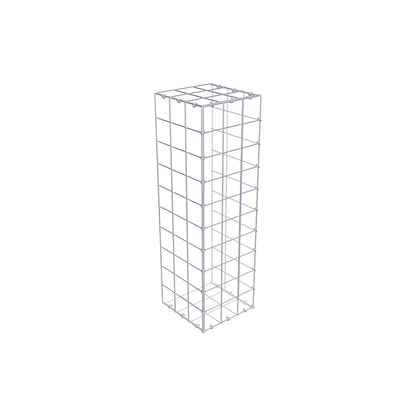 Monteret gabion type 2 100 cm x 30 cm x 30 cm (L x H x D), maskestørrelse 10 cm x 10 cm, C-ring