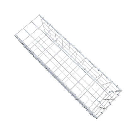 Monteret gabion type 2 100 cm x 30 cm x 30 cm (L x H x D), maskestørrelse 10 cm x 10 cm, C-ring