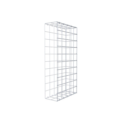 Monteret gabion type 2 100 cm x 50 cm x 20 cm (L x H x D), maskestørrelse 10 cm x 10 cm, C-ring