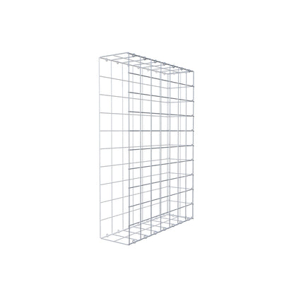Typ 2 påbyggnadsgabion 100 cm x 70 cm x 20 cm (L x H x D), maskstorlek 10 cm x 10 cm, C-ring