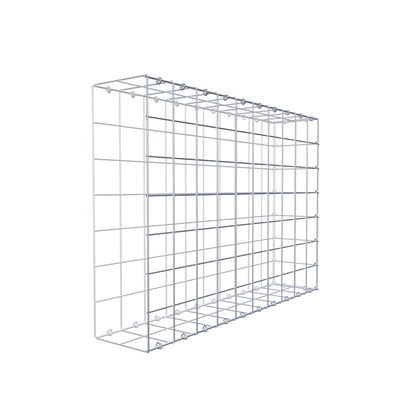 Typ 2 påbyggnadsgabion 100 cm x 70 cm x 20 cm (L x H x D), maskstorlek 10 cm x 10 cm, C-ring