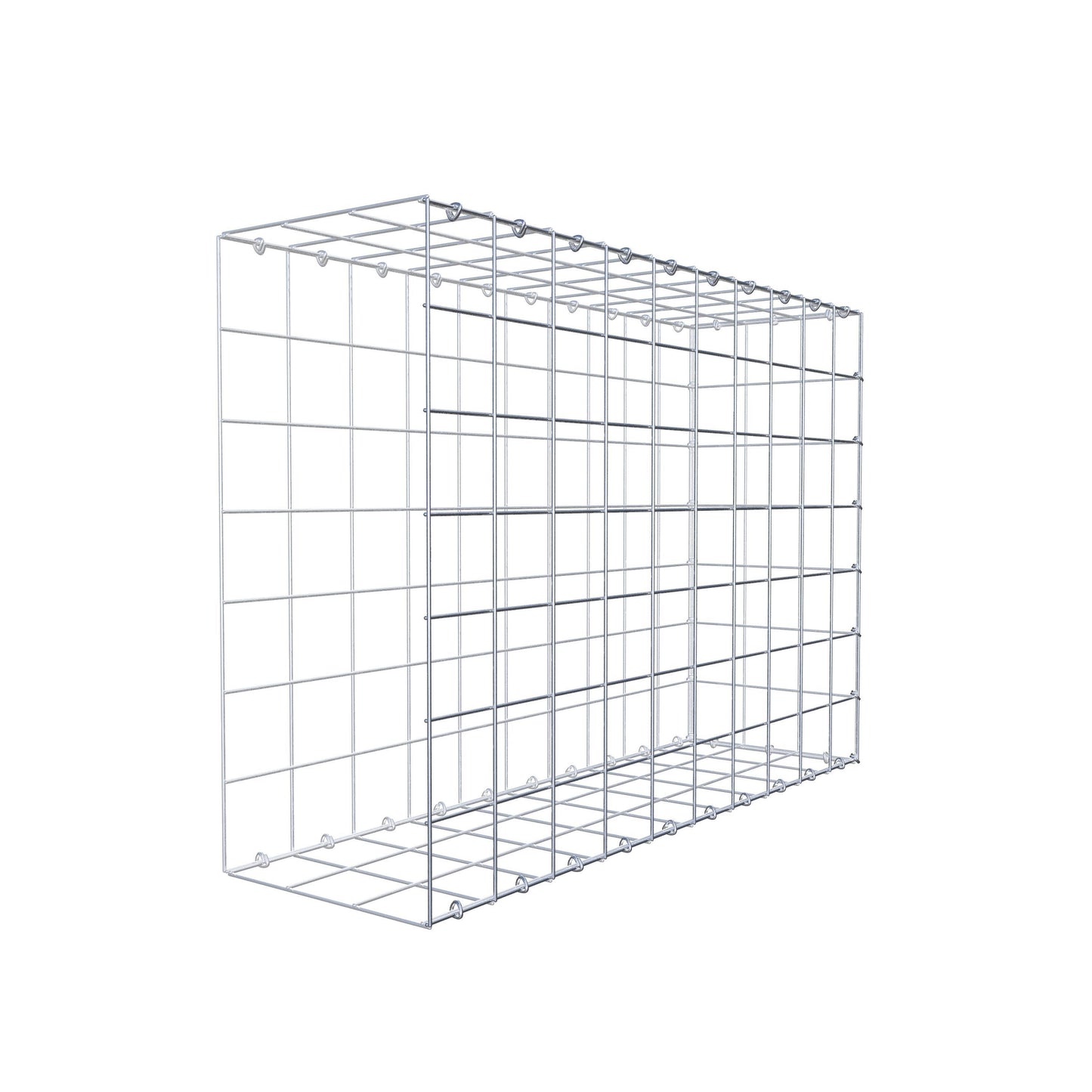 Type 2 oplegkorf 100 cm x 70 cm x 30 cm (L x H x D), maaswijdte 10 cm x 10 cm, C-ring