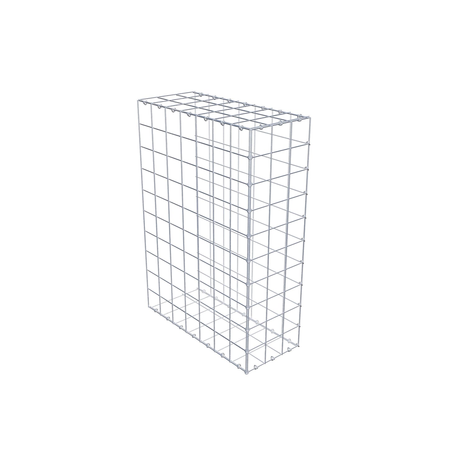 Type 2 oplegkorf 100 cm x 70 cm x 30 cm (L x H x D), maaswijdte 10 cm x 10 cm, C-ring