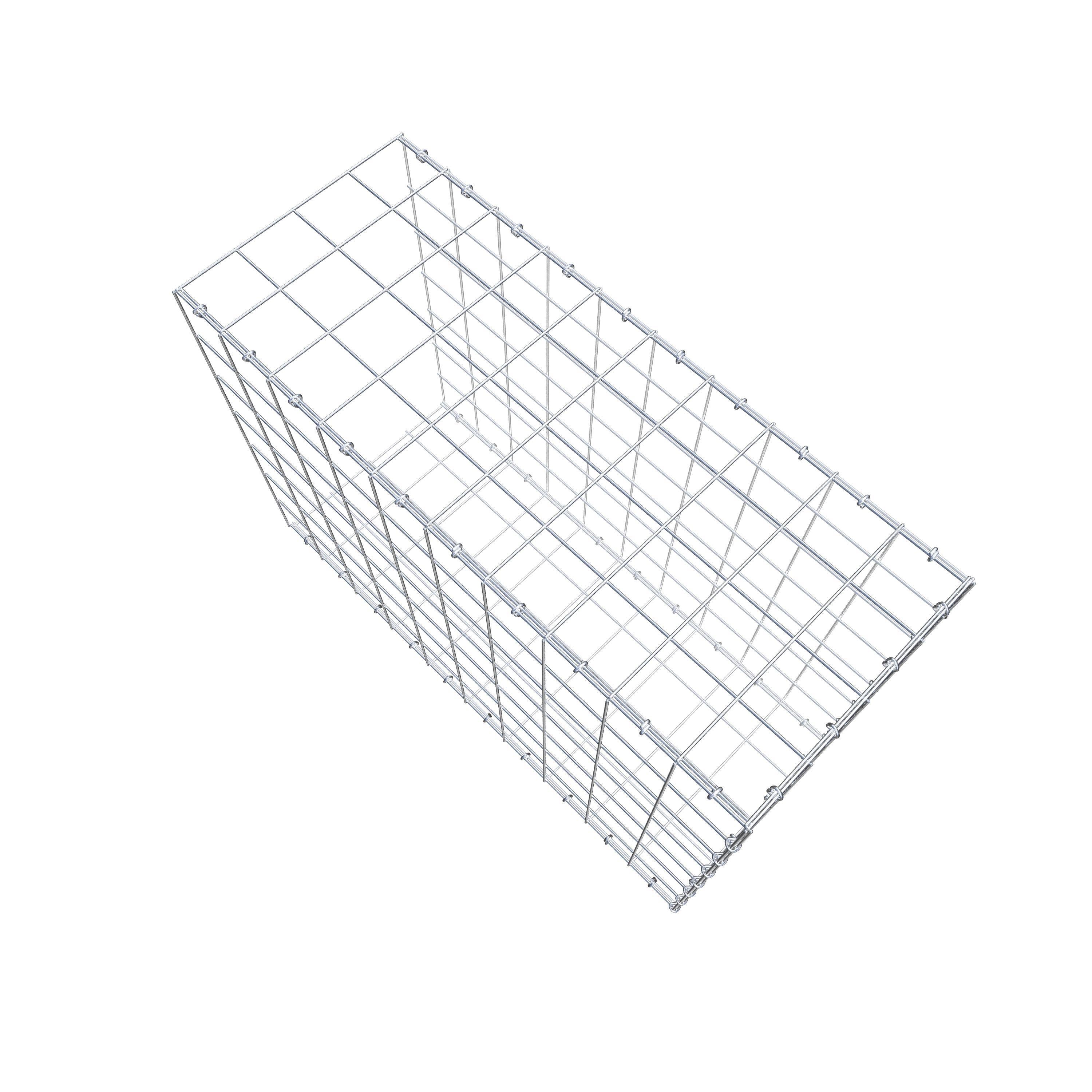 Gabião Tipo 2 100 cm x 70 cm x 40 cm (C x A x P), malhagem 10 cm x 10 cm, anel C