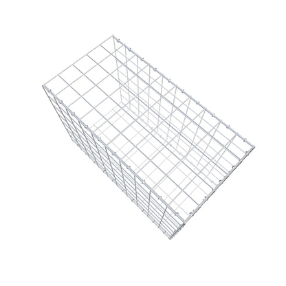 Mounted gabion type 2 100 cm x 70 cm x 50 cm (L x H x D), mesh size 10 cm x 10 cm, C-ring