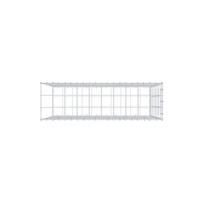 Fourche rapportée type 2 100 cm x 80 cm x 30 cm (L x H x P), mailles 10 cm x 10 cm, anneau C