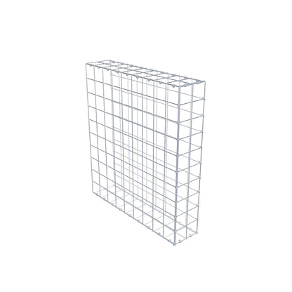 Mounted gabion type 2 100 cm x 90 cm x 20 cm (L x H x D), mesh size 10 cm x 10 cm, C-ring