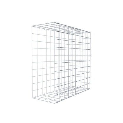 Extra gabion typ 2 100 cm x 100 cm x 40 cm (L x H x D), maskstorlek 10 cm x 10 cm, C-ring