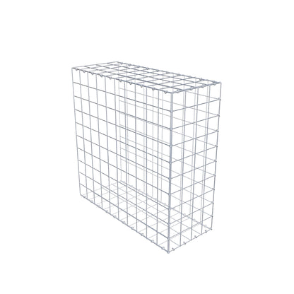 Extra gabion typ 2 100 cm x 100 cm x 40 cm (L x H x D), maskstorlek 10 cm x 10 cm, C-ring
