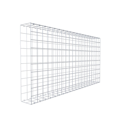 Monteret gabion type 2 200 cm x 100 cm x 20 cm (L x H x D), maskestørrelse 10 cm x 10 cm, C-ring