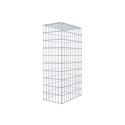 Mounted gabion type 3 100 cm x 50 cm x 30 cm (L x H x D), mesh size 5 cm x 10 cm, C-ring