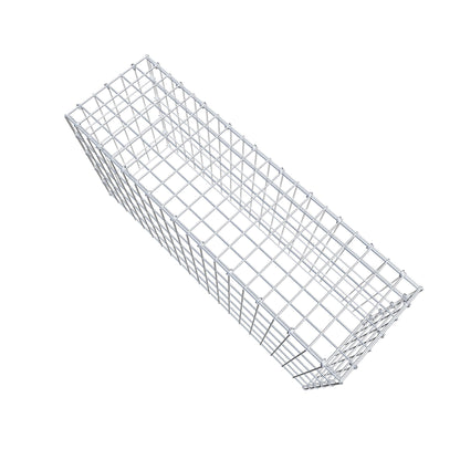 Mounted gabion type 3 100 cm x 50 cm x 30 cm (L x H x D), mesh size 5 cm x 10 cm, C-ring