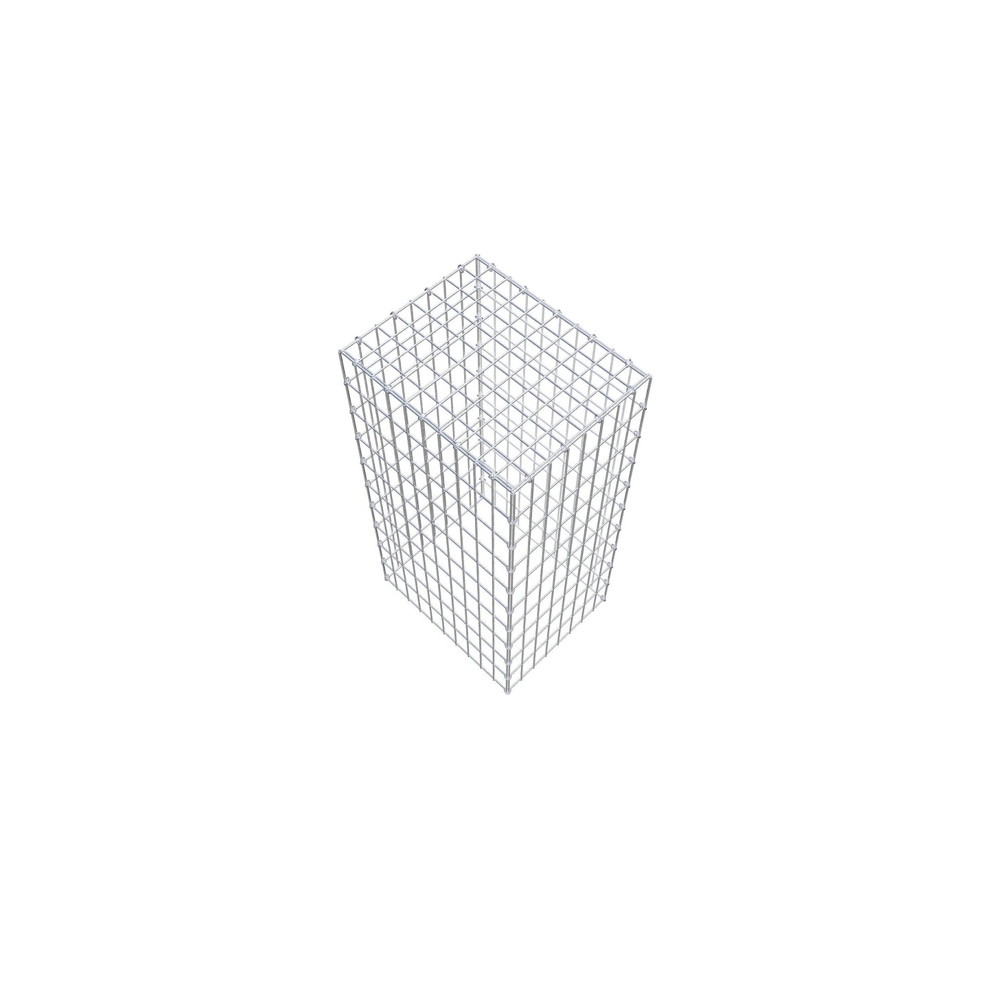 Type 3 oplegkorf 100 cm x 50 cm x 40 cm (L x H x D), maaswijdte 5 cm x 10 cm, C-ring