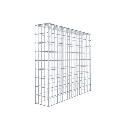 Mounted gabion type 3 100 cm x 90 cm x 20 cm (L x H x D), mesh size 5 cm x 10 cm, C-ring