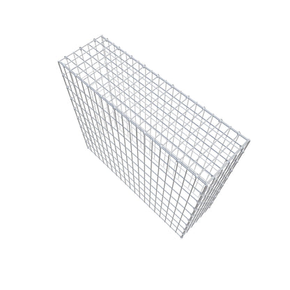 Mounted gabion type 3 100 cm x 90 cm x 30 cm (L x H x D), mesh size 5 cm x 10 cm, C-ring