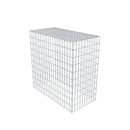 Mounted gabion type 3 100 cm x 100 cm x 50 cm (L x H x D), mesh size 5 cm x 10 cm, C-ring