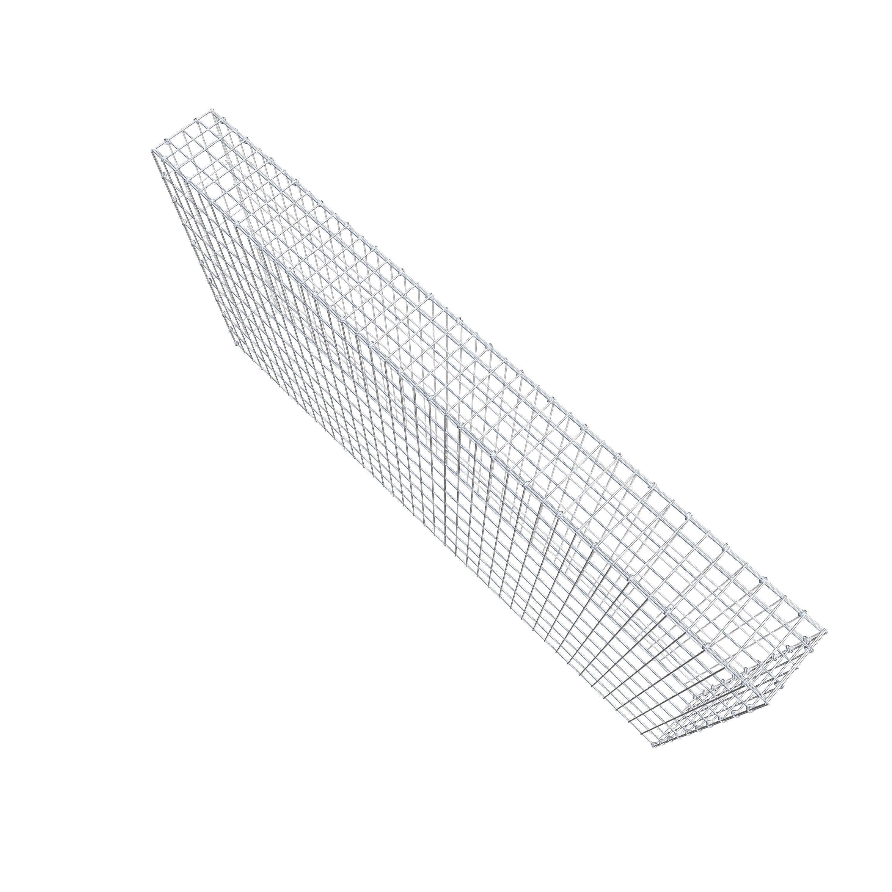 Pile aggiuntivo tipo 3 200 cm x 100 cm x 20 cm (L x H x P), maglia 5 cm x 10 cm, anello a C