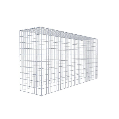 Mounted gabion type 3 200 cm x 100 cm x 50 cm (L x H x D), mesh size 5 cm x 10 cm, C-ring