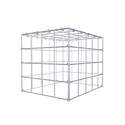 Monteret gabion type 3 50 cm x 40 cm x 40 cm (L x H x D), maskestørrelse 10 cm x 10 cm, C-ring