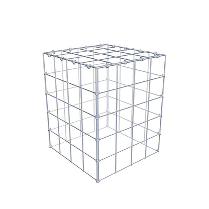 Monteret gabion type 3 50 cm x 40 cm x 40 cm (L x H x D), maskestørrelse 10 cm x 10 cm, C-ring
