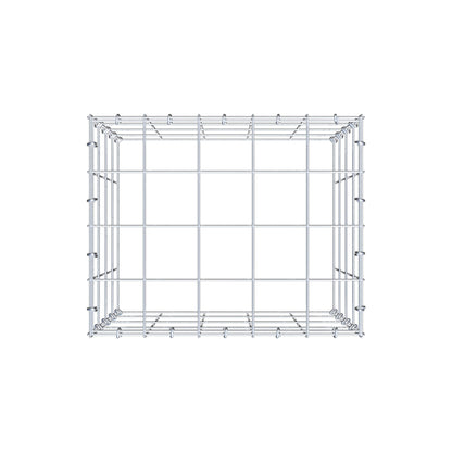 Monteret gabion type 3 50 cm x 40 cm x 40 cm (L x H x D), maskestørrelse 10 cm x 10 cm, C-ring