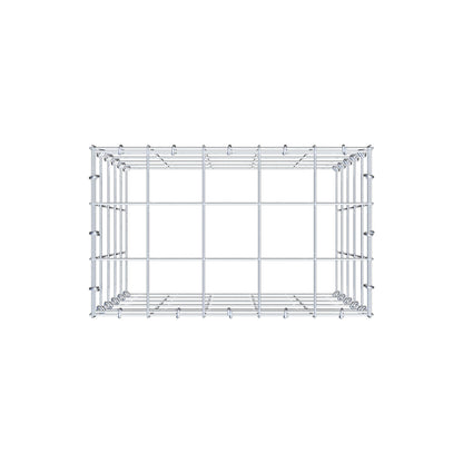 Add-on pool type 3 50 cm x 50 cm x 30 cm (L x H x D), maaswijdte 10 cm x 10 cm, C-ring