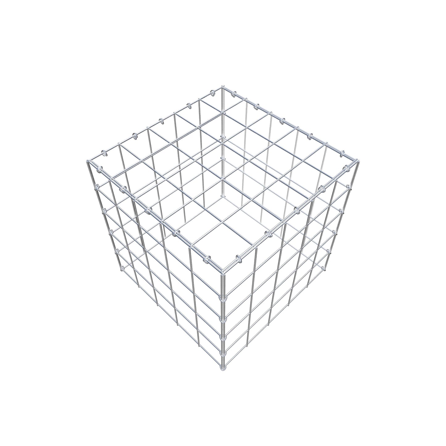 Extra gabion typ 3 50 cm x 50 cm x 50 cm (L x H x D), maskstorlek 10 cm x 10 cm, C-ring