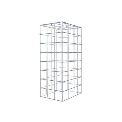 Mounted gabion type 3 80 cm x 40 cm x 30 cm (L x H x D), mesh size 10 cm x 10 cm, C-ring