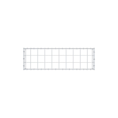 Mounted gabion type 3 100 cm x 20 cm x 30 cm (L x H x D), mesh size 10 cm x 10 cm, C-ring