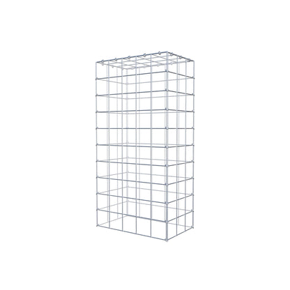 Mounted gabion type 3 100 cm x 30 cm x 50 cm (L x H x D), mesh size 10 cm x 10 cm, C-ring