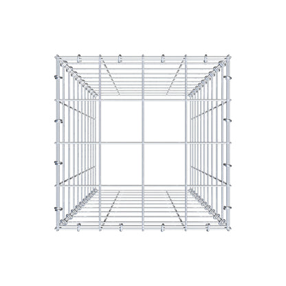 Monteret gabion type 3 100 cm x 40 cm x 40 cm (L x H x D), maskestørrelse 10 cm x 10 cm, C-ring