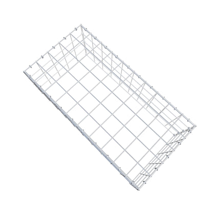 Mounted gabion type 3 100 cm x 40 cm x 50 cm (L x H x D), mesh size 10 cm x 10 cm, C-ring
