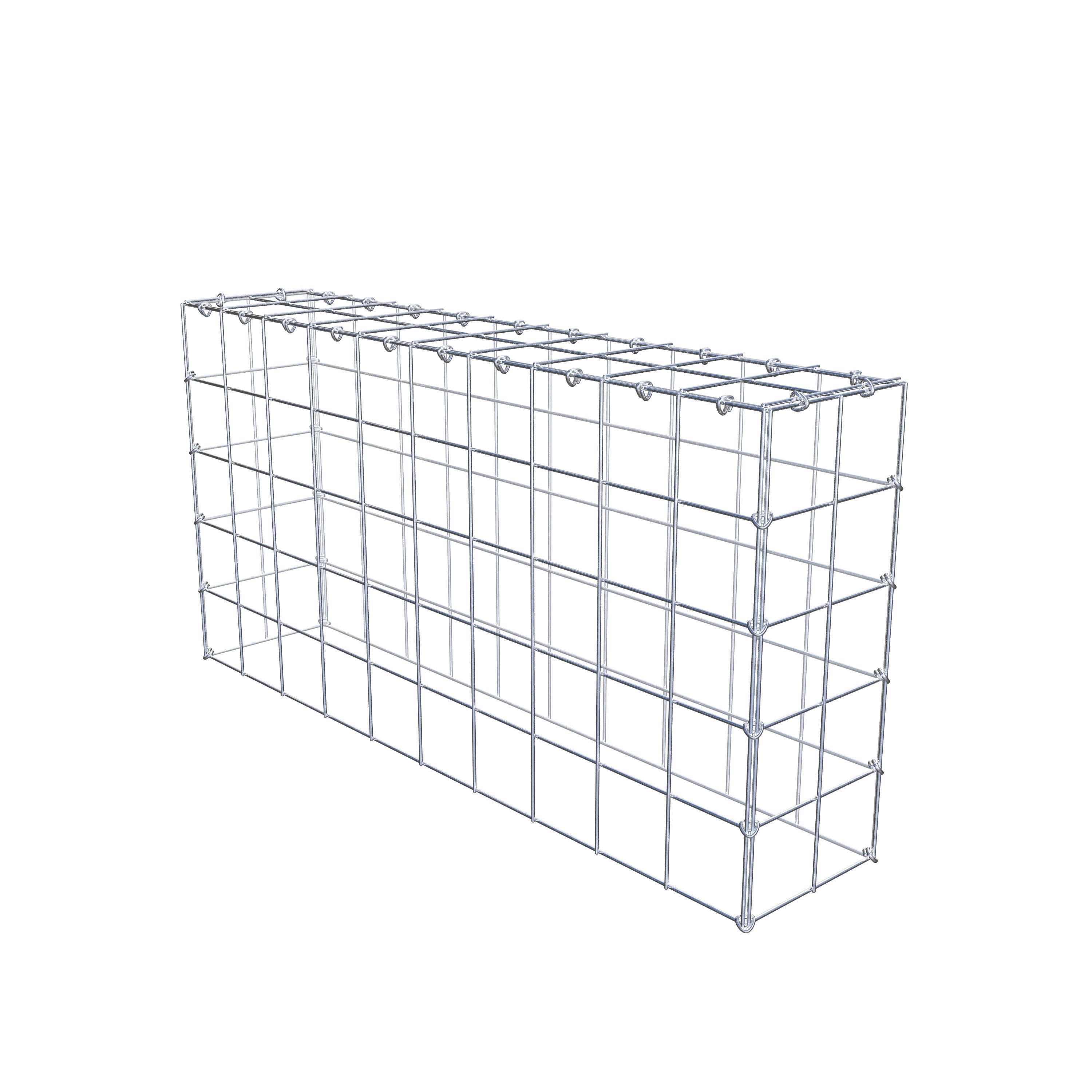 Gabião Tipo 3 100 cm x 50 cm x 20 cm (C x A x P), malhagem 10 cm x 10 cm, anel C