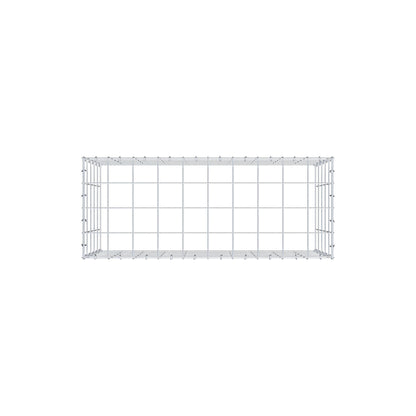 Typ 3 påbyggnadsgabion 100 cm x 50 cm x 40 cm (L x H x D), maskstorlek 10 cm x 10 cm, C-ring
