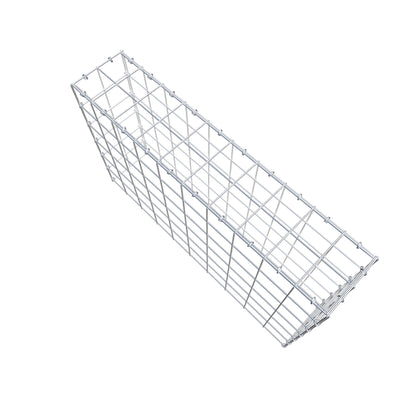 Mounted gabion type 3 100 cm x 60 cm x 20 cm (L x H x D), mesh size 10 cm x 10 cm, C-ring