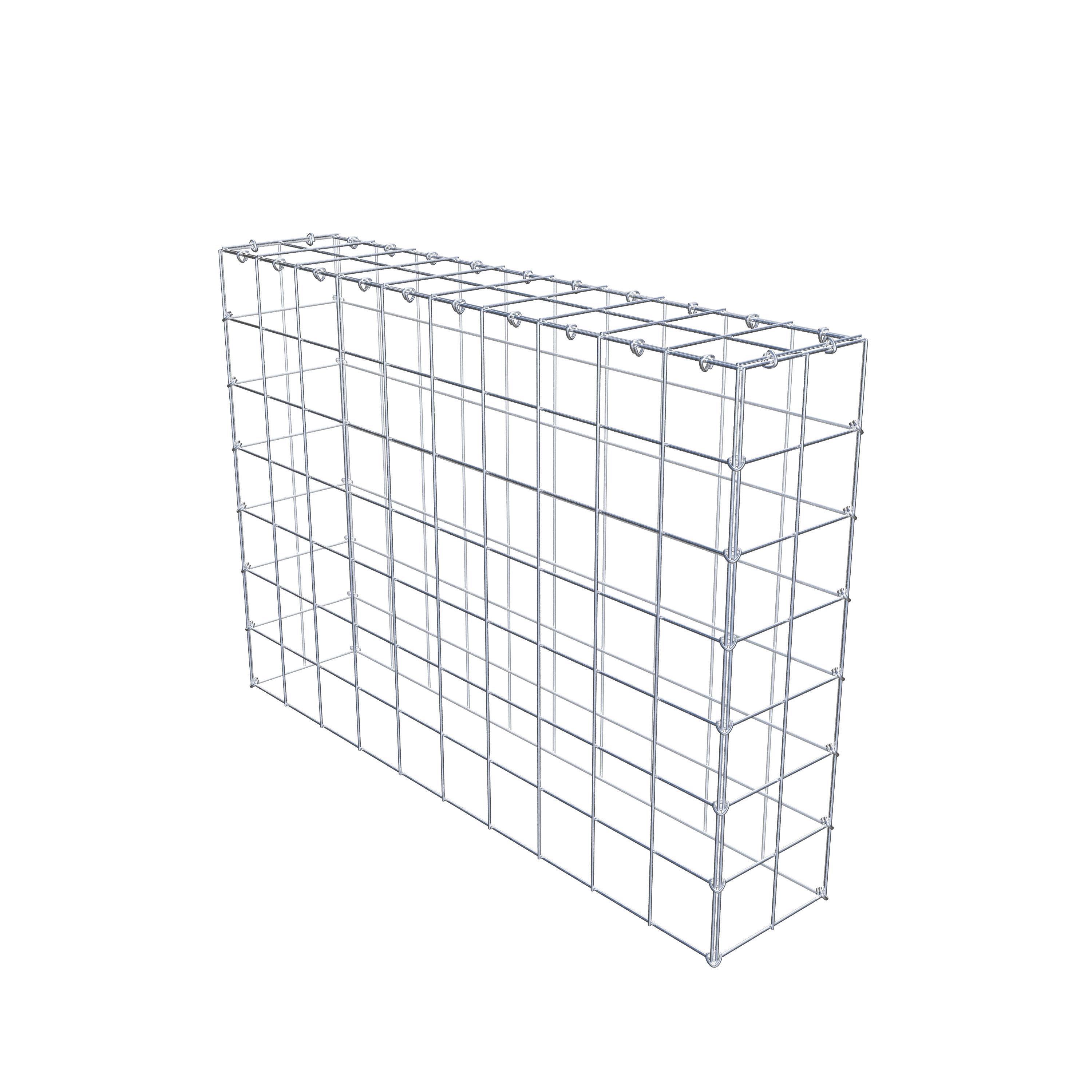 Gabião Tipo 3 100 cm x 70 cm x 20 cm (C x A x P), malhagem 10 cm x 10 cm, anel C