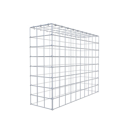 Typ 3 påbyggnadsgabion 100 cm x 80 cm x 30 cm (L x H x D), maskstorlek 10 cm x 10 cm, C-ring