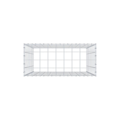 Type 3 oplegkorf 100 cm x 90 cm x 40 cm (L x H x D), maaswijdte 10 cm x 10 cm, C-ring