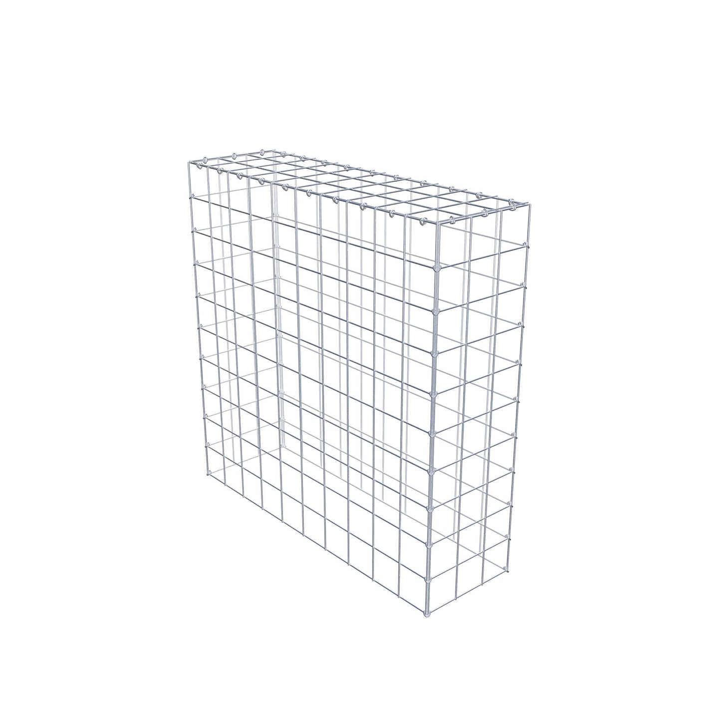 Extra gabion typ 3 100 cm x 100 cm x 30 cm (L x H x D), maskstorlek 10 cm x 10 cm, C-ring